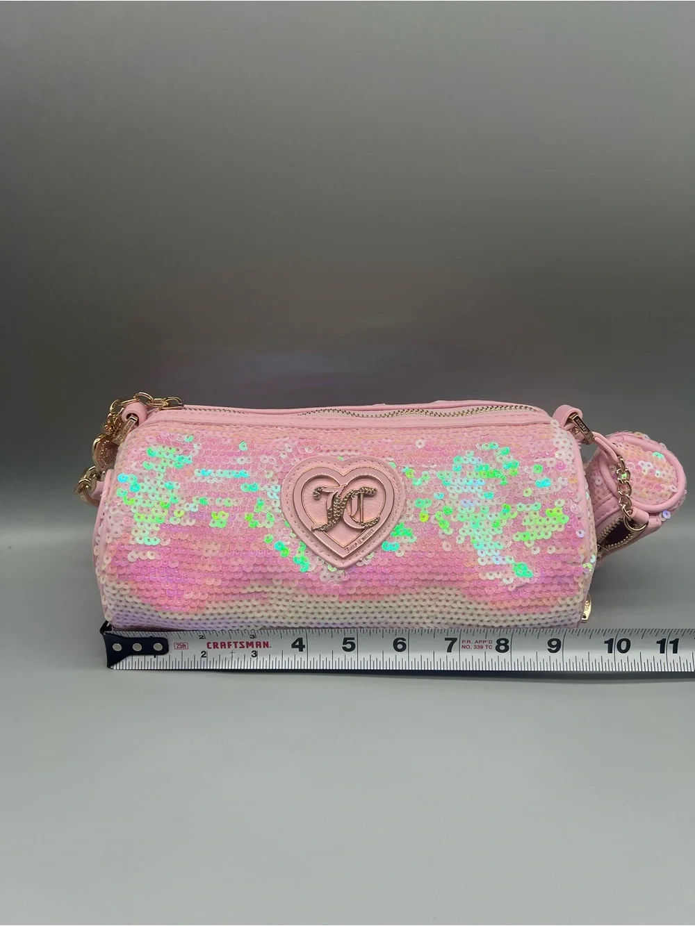 Juicy couture sequin shoulder bag purse